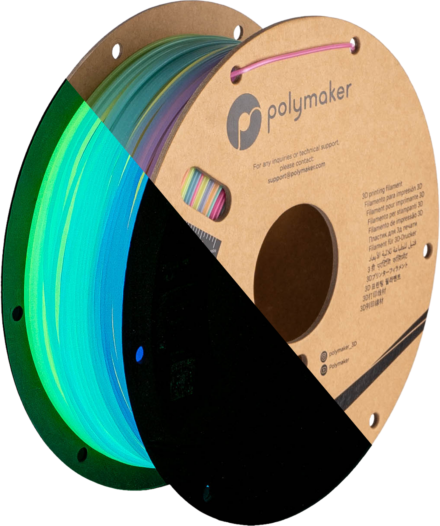 #color_Luminous Rainbow (nighcore magic filament)